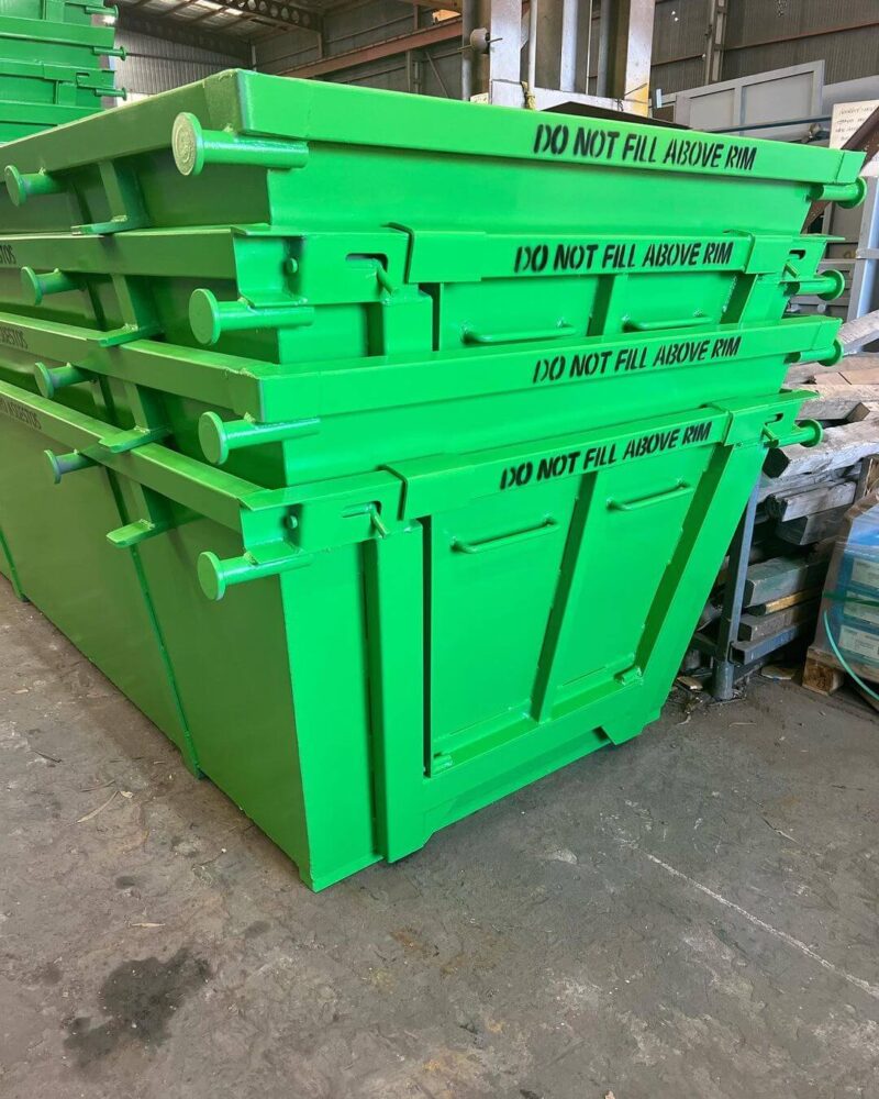 Gallery Buy Brand New or Refurbished Steel Waste & Skip Bins Sydney